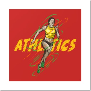 athletic olympic games Posters and Art